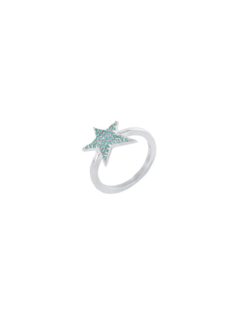 Sacred Star Ring Sterling Silver