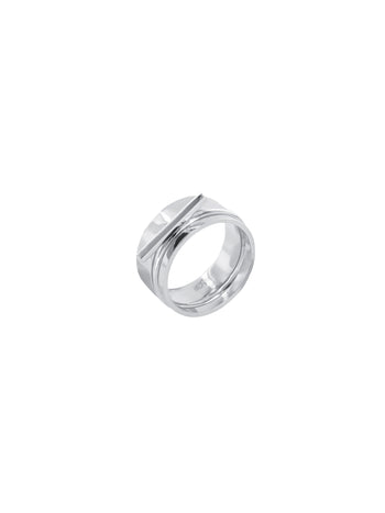 Bar Style Stacker Ring Set Sterling Silver