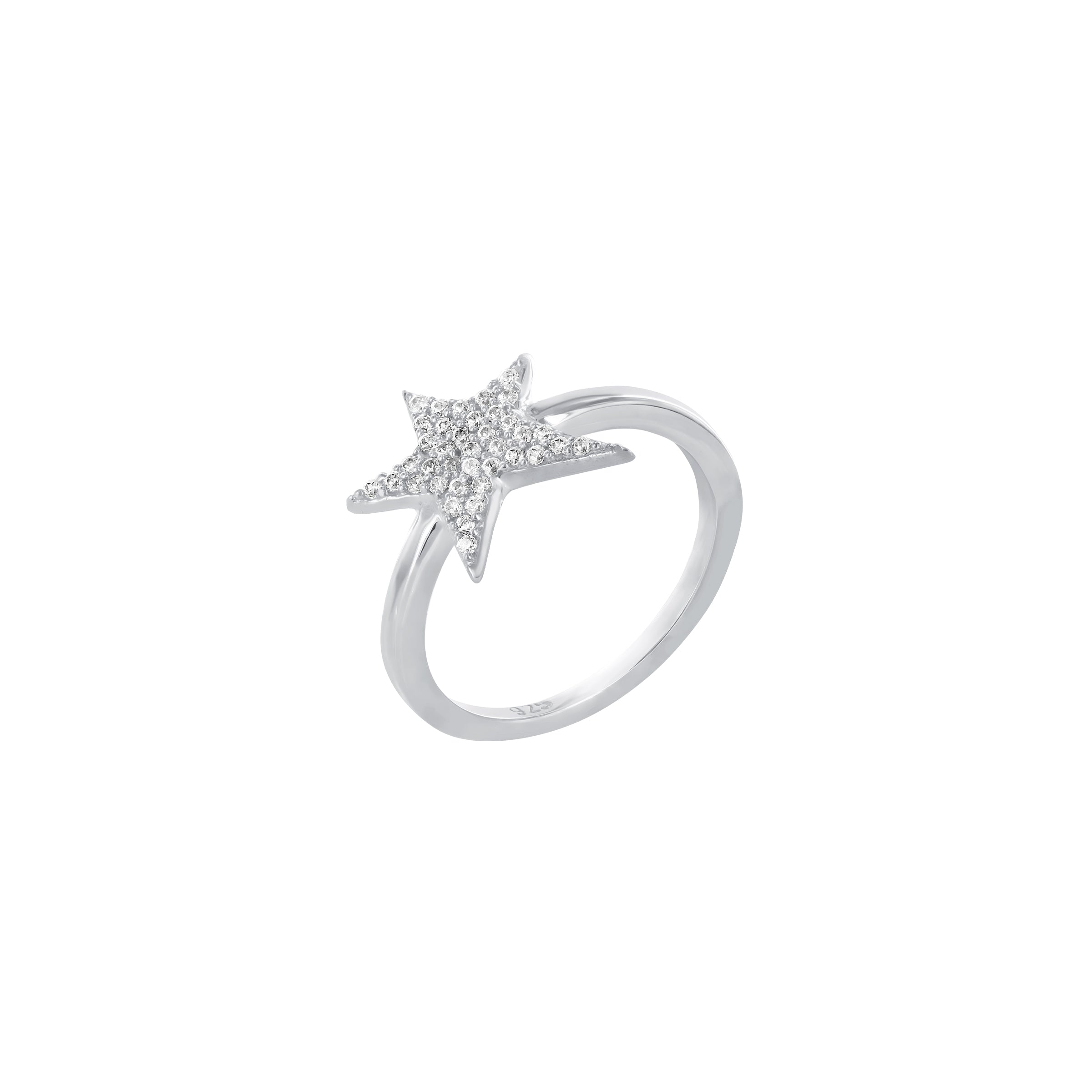 Zephyr Star Ring Sterling Silver