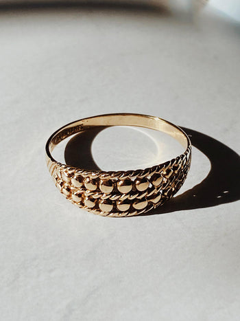 Vintage Bead Ring
