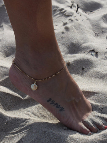 Vintage Clam Shell Anklet