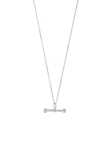 Tiffany & Co. 1837 925 Sterling Silver 2001 Bar Pendant Necklace | eBay