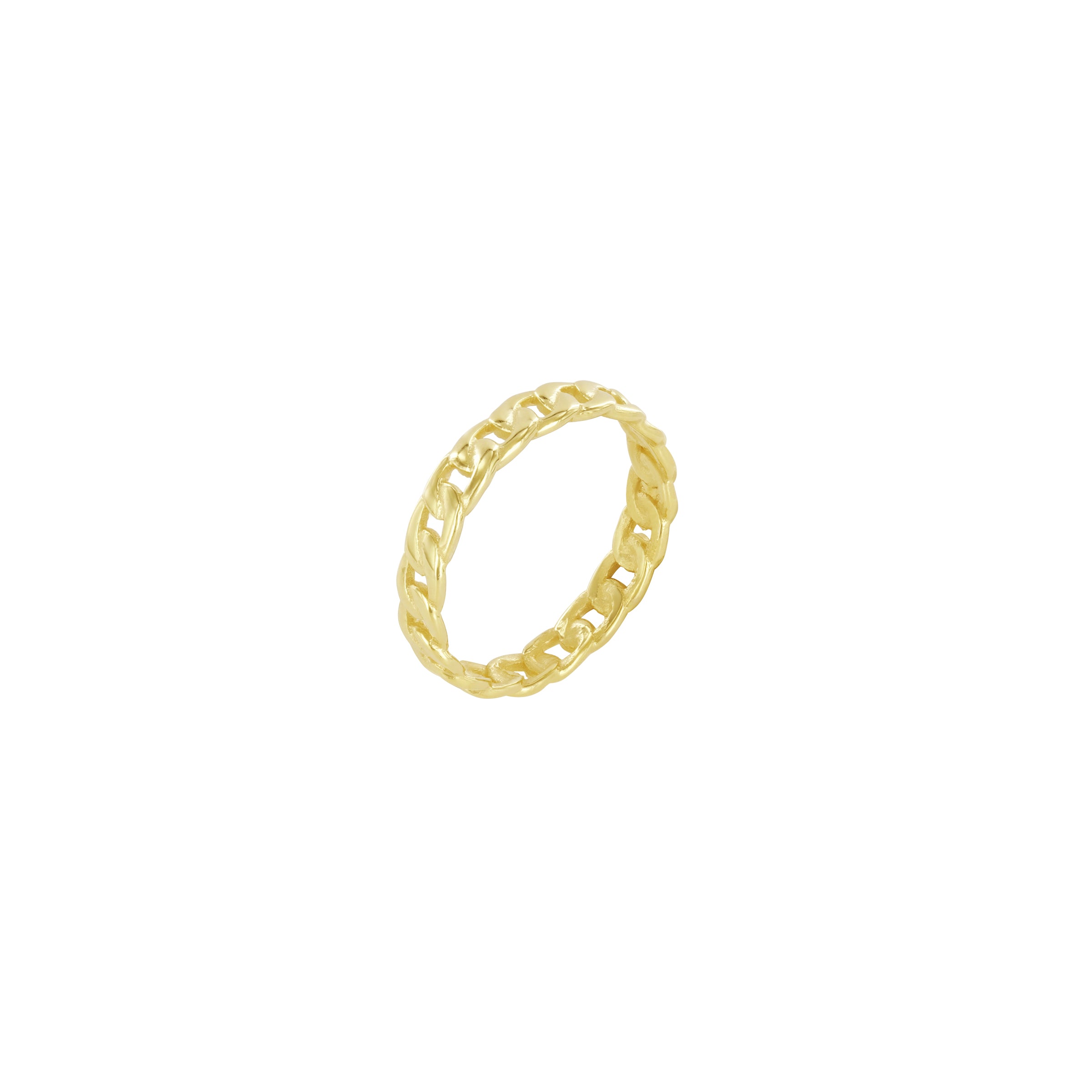 Chain Ring Gold Vermeil
