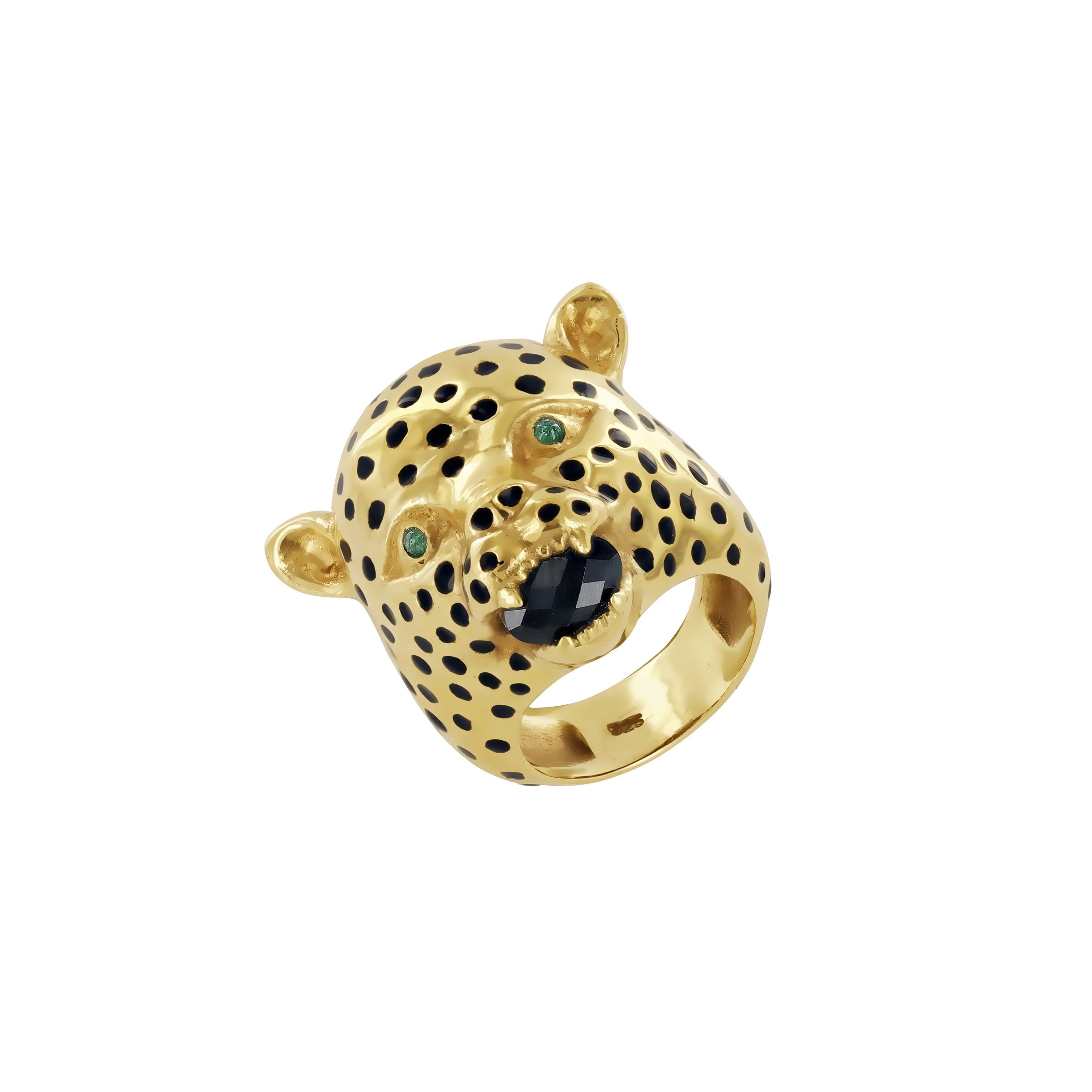 Leopard Ring Gold Vermeil
