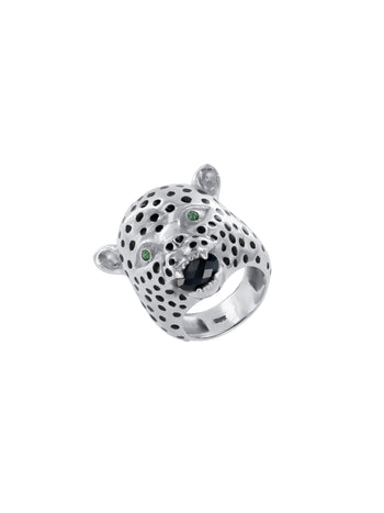 Leopard Ring Sterling Silver