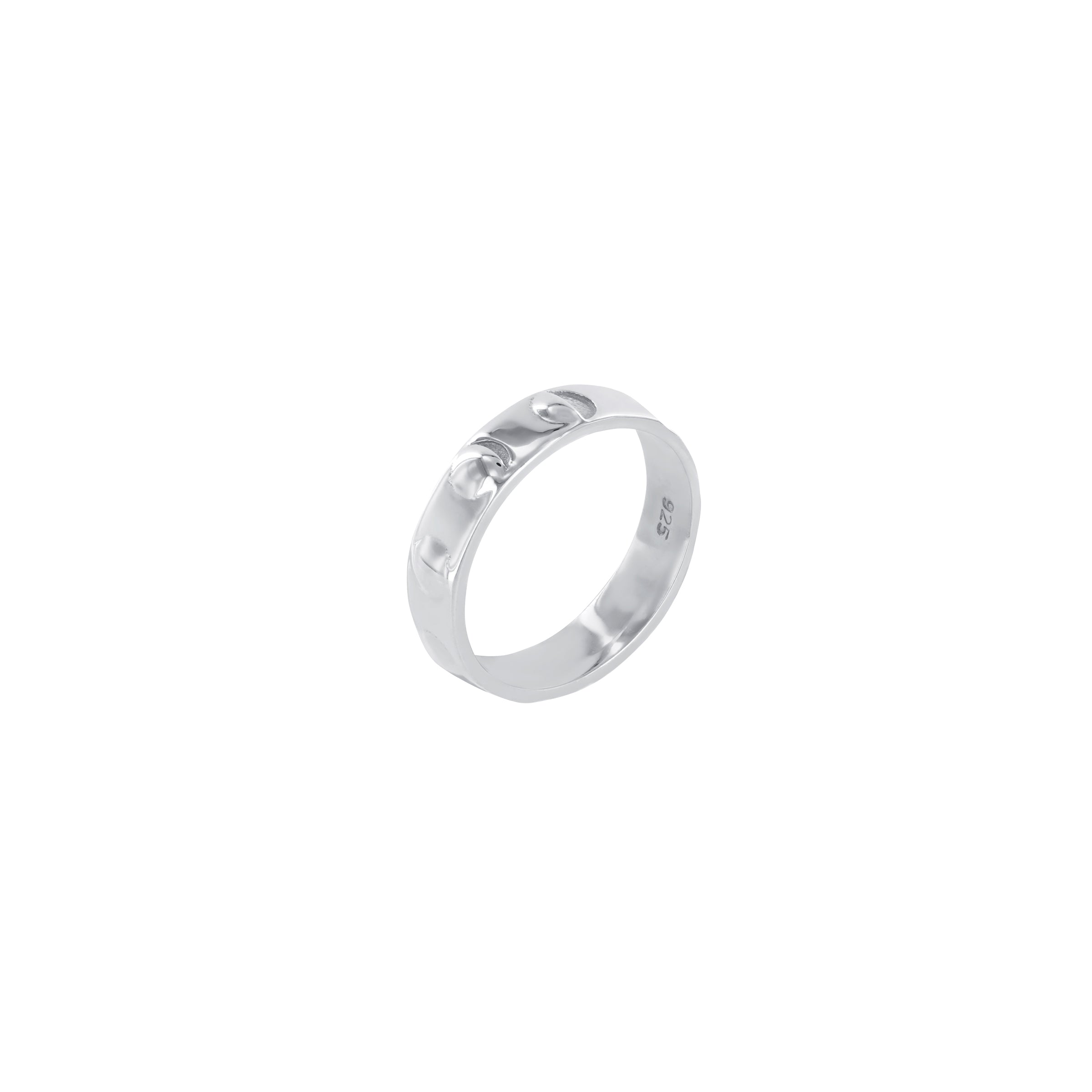Moonphase Ring Sterling Silver
