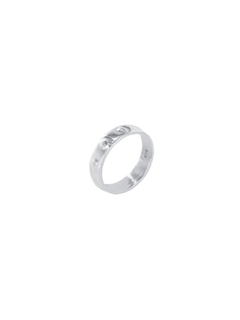 Moonphase Ring Sterling Silver