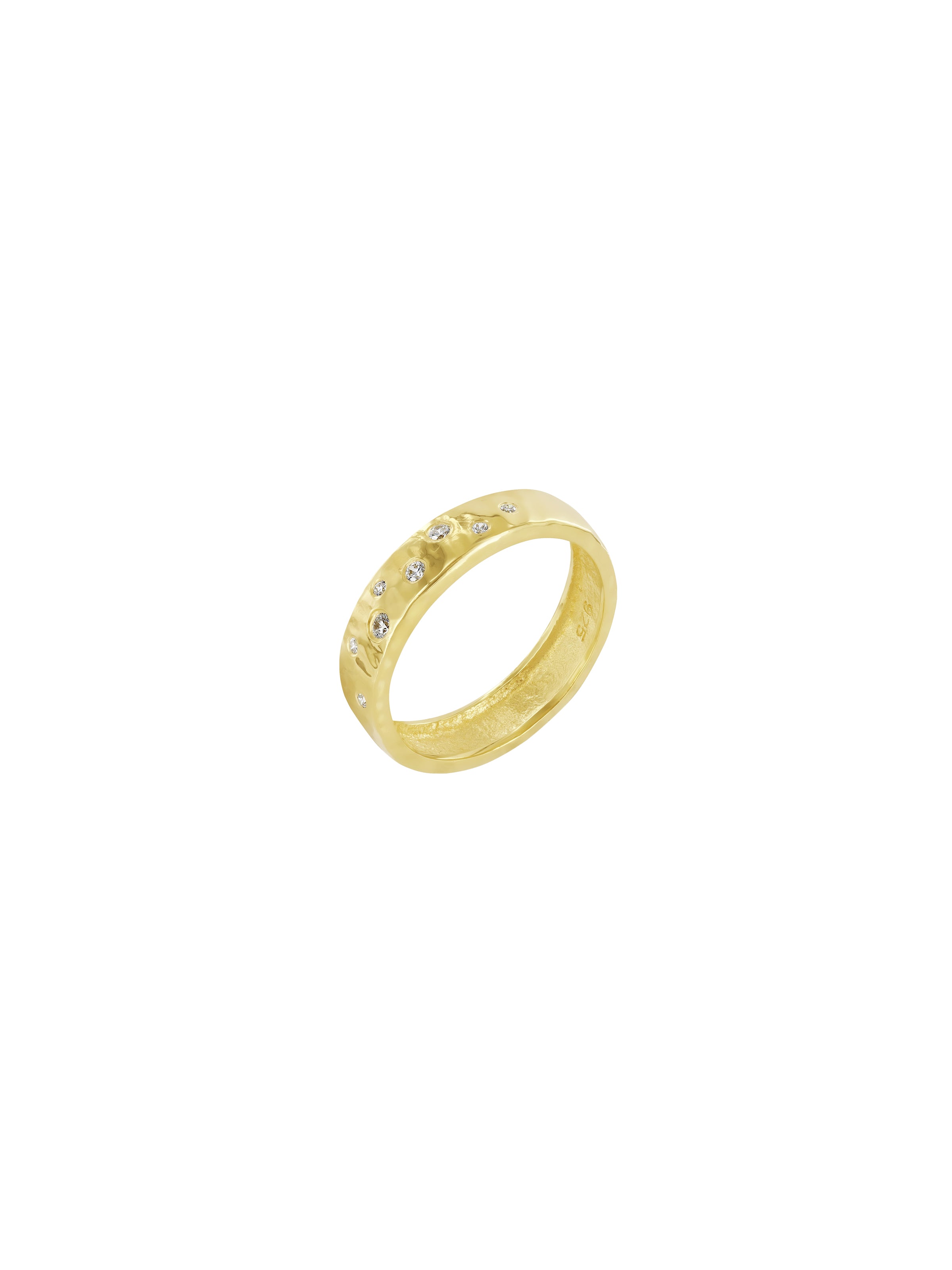Zephyr Oracle Ring Gold Vermeil