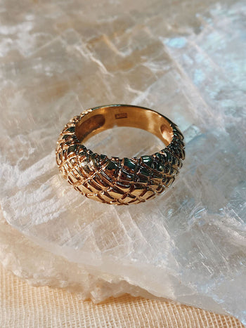 Vintage Textured Ring